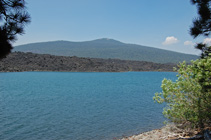 Prospect Peak across Butte Lake