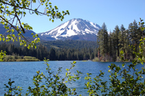 Lassen Peak across Manzanita Lake