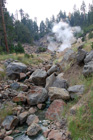 Terminal Geyser (really a fumerole) & warm creek