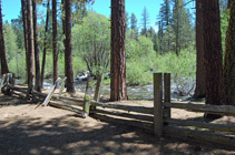 Hat Creek from Big Pine Campground